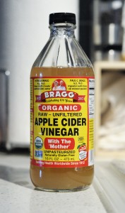 Bragg unpasturized, unfiltered vinegar acts as a starter culture.