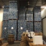 Empty Cans of Head High IPA Stacked High and Ready for Packaging
