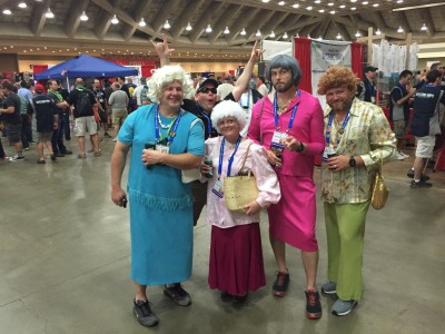 The Golden Girls make a rare appearance at Homebrew Con 2016 Club Night